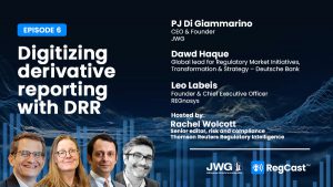 Digitizing derivative reporting with DRR
